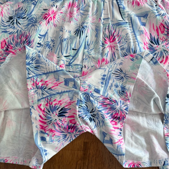 Lilly Pulitzer Lala Romper SZ XS Crew Blue Tint Sea To Shining Sea - Picture 12 of 16